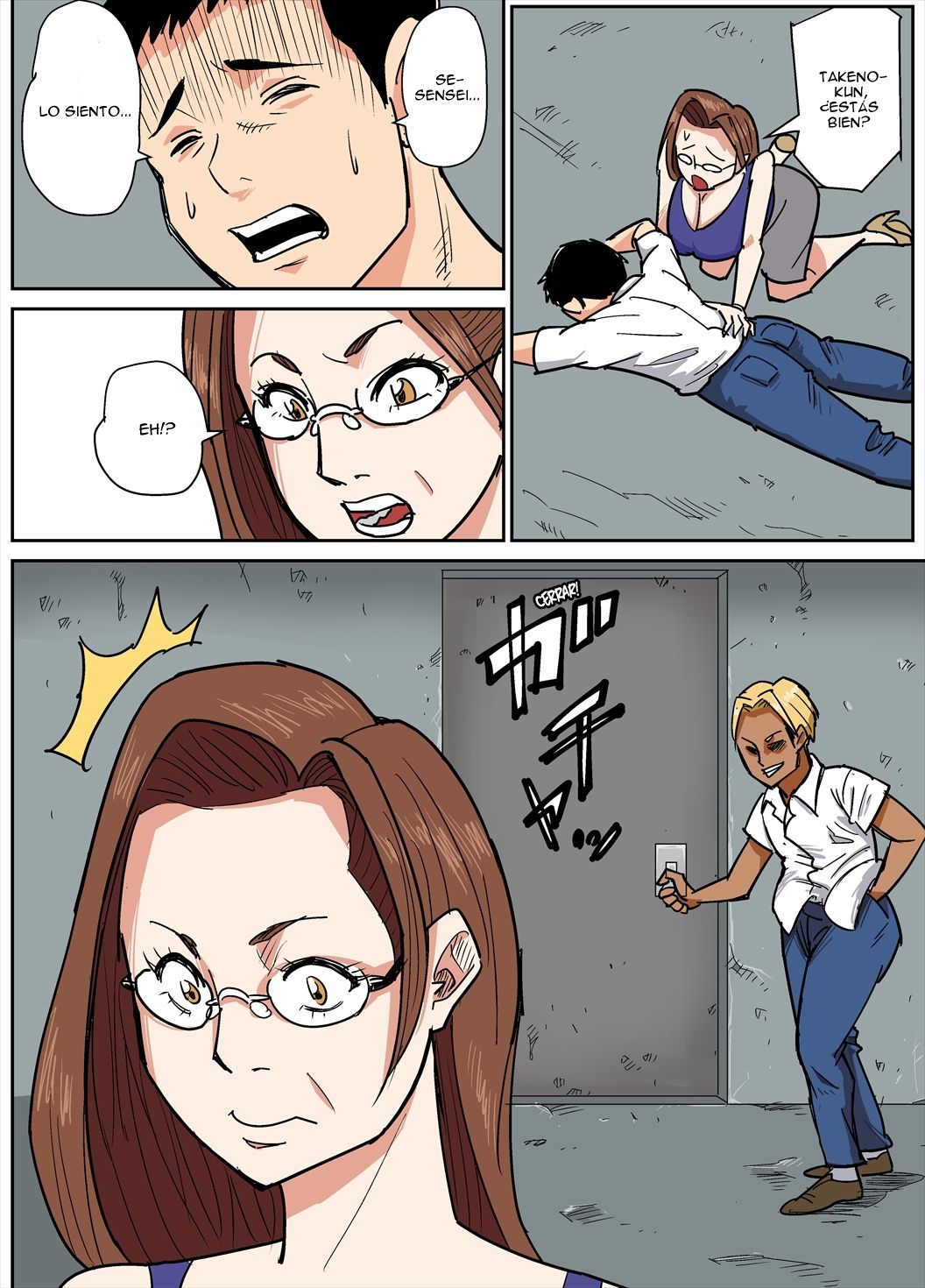 Comic Porno [Nobishiro] Hitozuma Kyoushi To Kuzu Seito (Doujinshi) (#4)