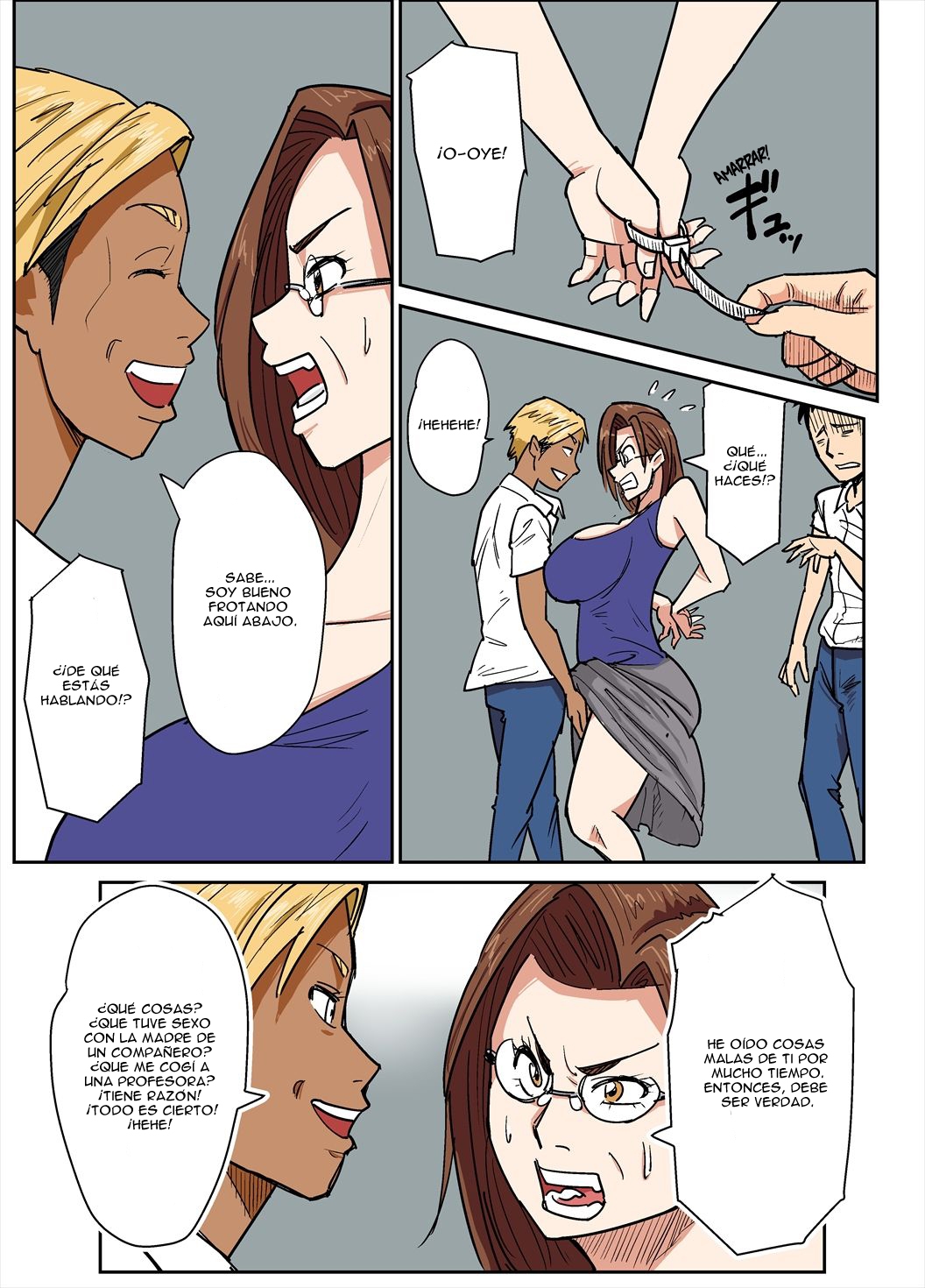 Comic Porno [Nobishiro] Hitozuma Kyoushi To Kuzu Seito (Doujinshi) (#6)