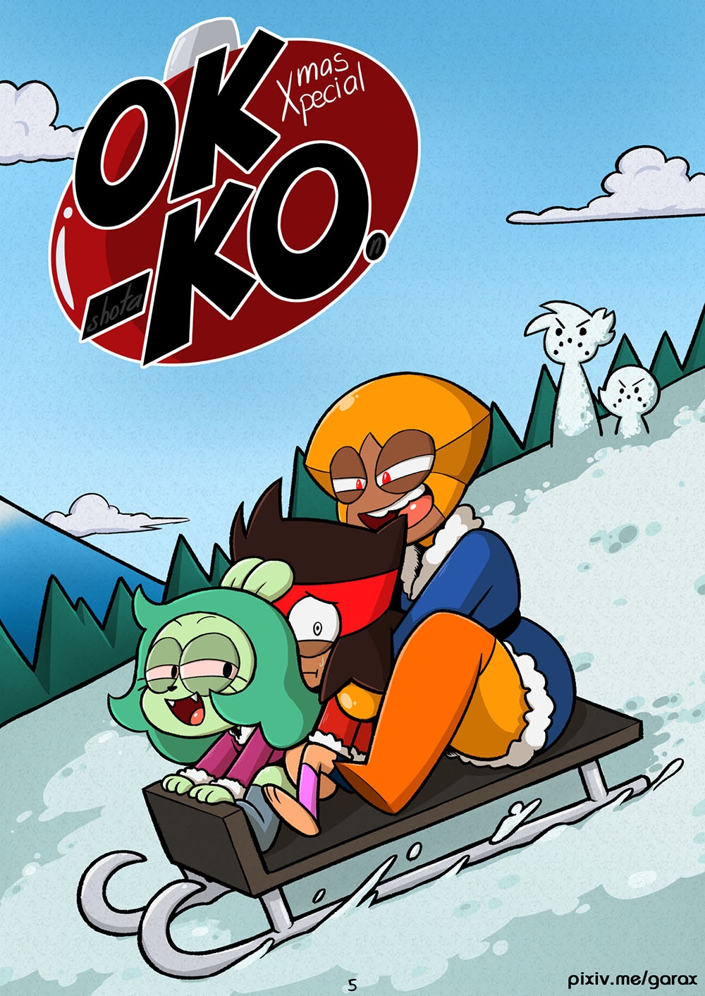 Comic Porno [Garabatoz] OK K.O. Xmas Special (OK K.O. Let’s Be Heroes!) (#2)