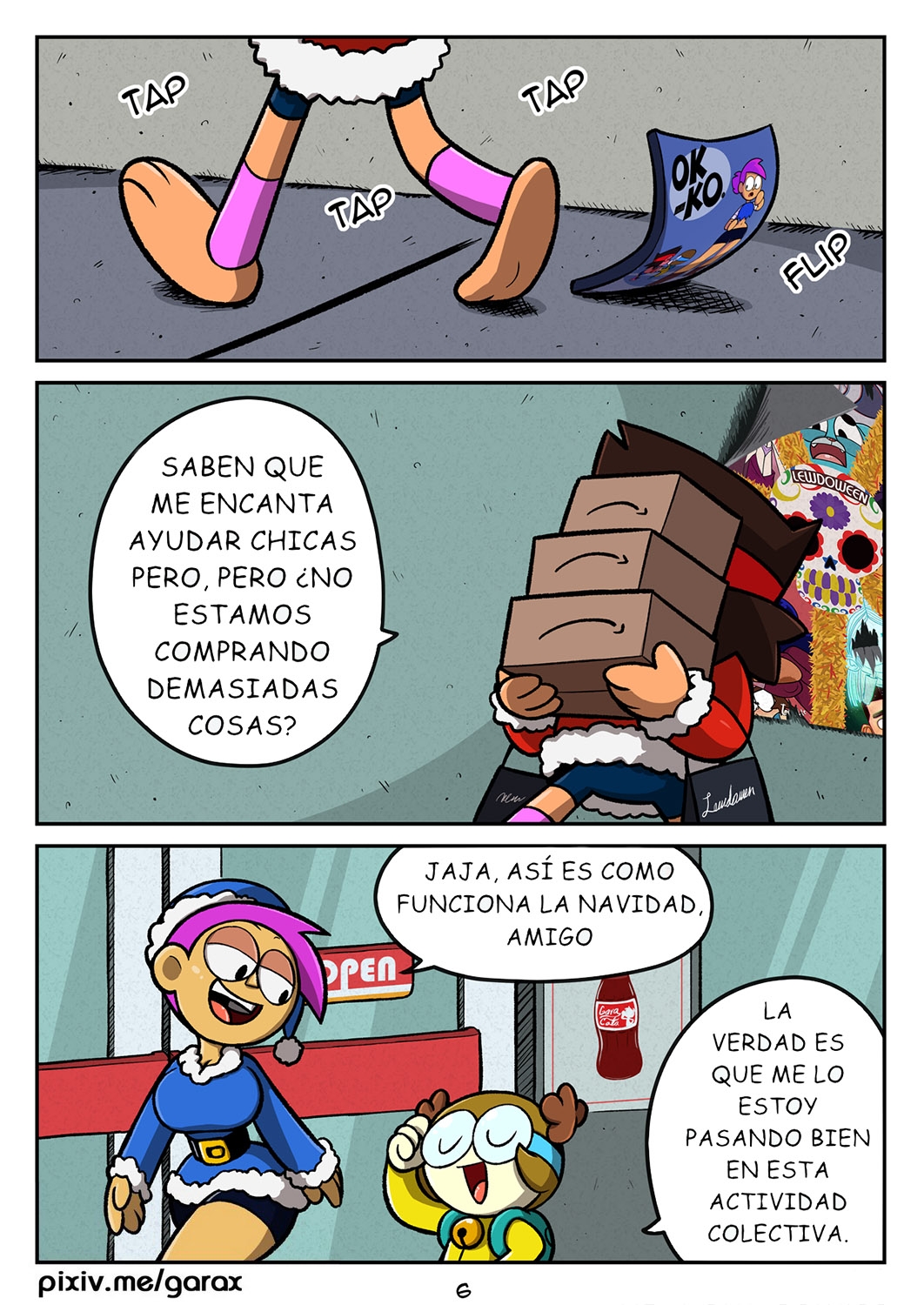 Comic Porno [Garabatoz] OK K.O. Xmas Special (OK K.O. Let’s Be Heroes!) (#3)