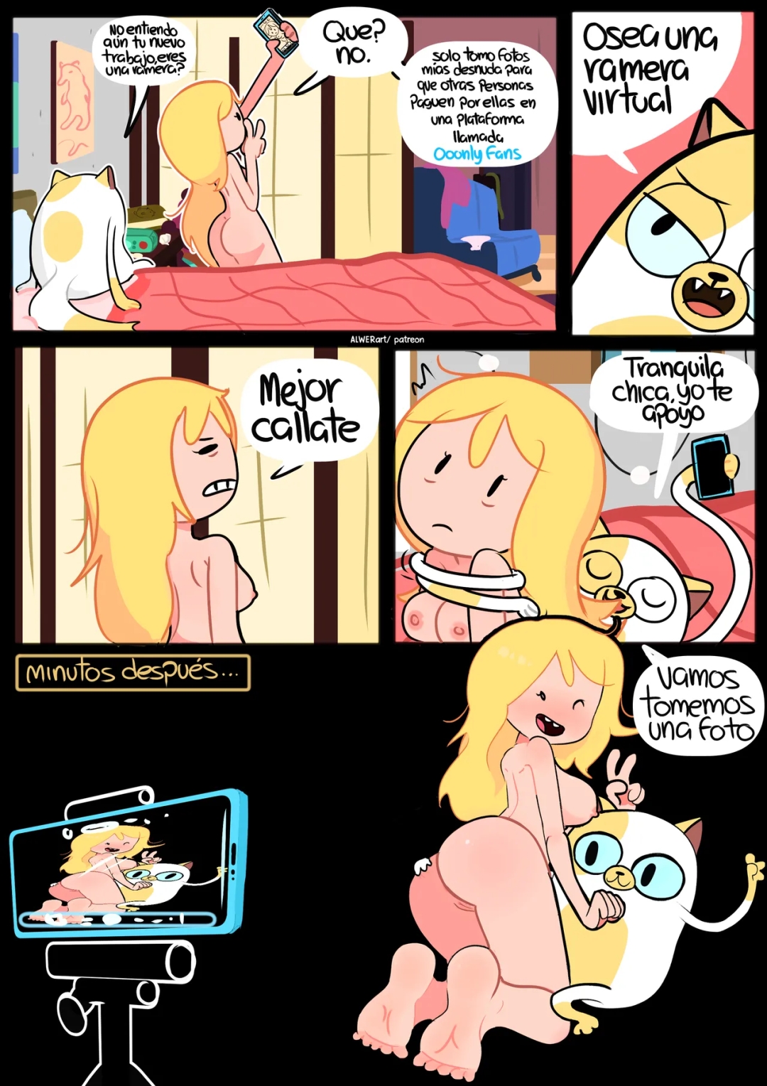 Comic Porno [ALWERart] Fionna Y Cake Un Nuevo Trabajo (Adventure Time) (#3)