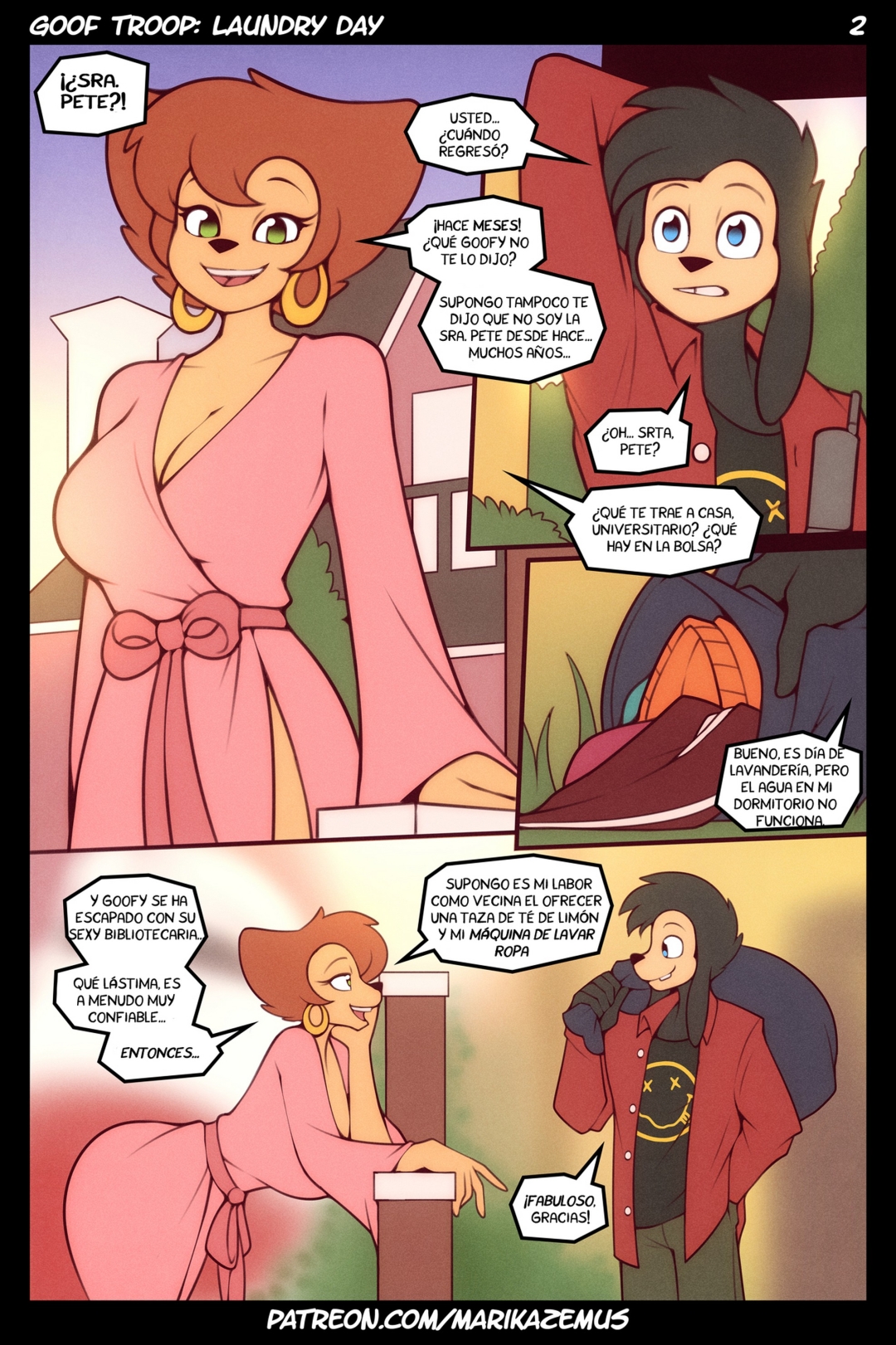 Comic Porno [Marik Azemus] Laundry Day (Goof Troop) (#3)