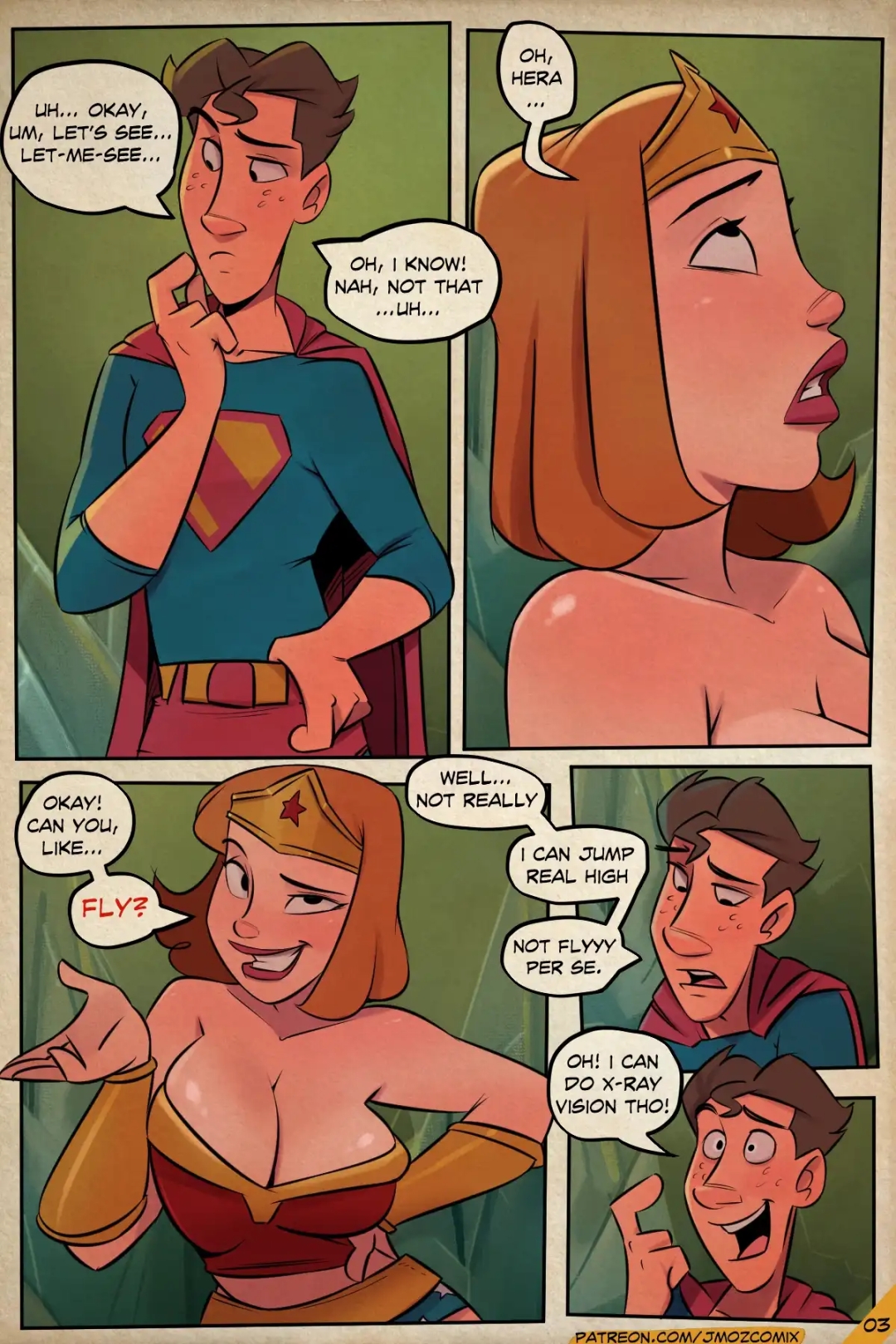 Comic Porno Wondermomma Vs Superboy - Jmoz Comix (#4)