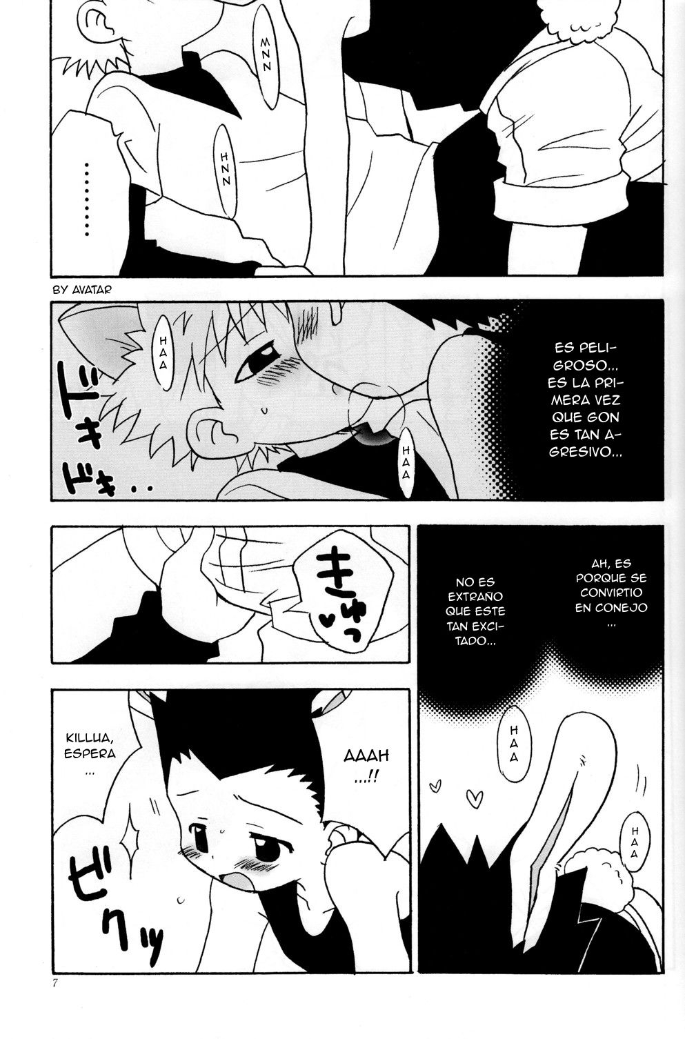 Comic Porno [Adachi Himiko] Haruneko Usagi Tsukiyo (Hunter X Hunter) (#7)