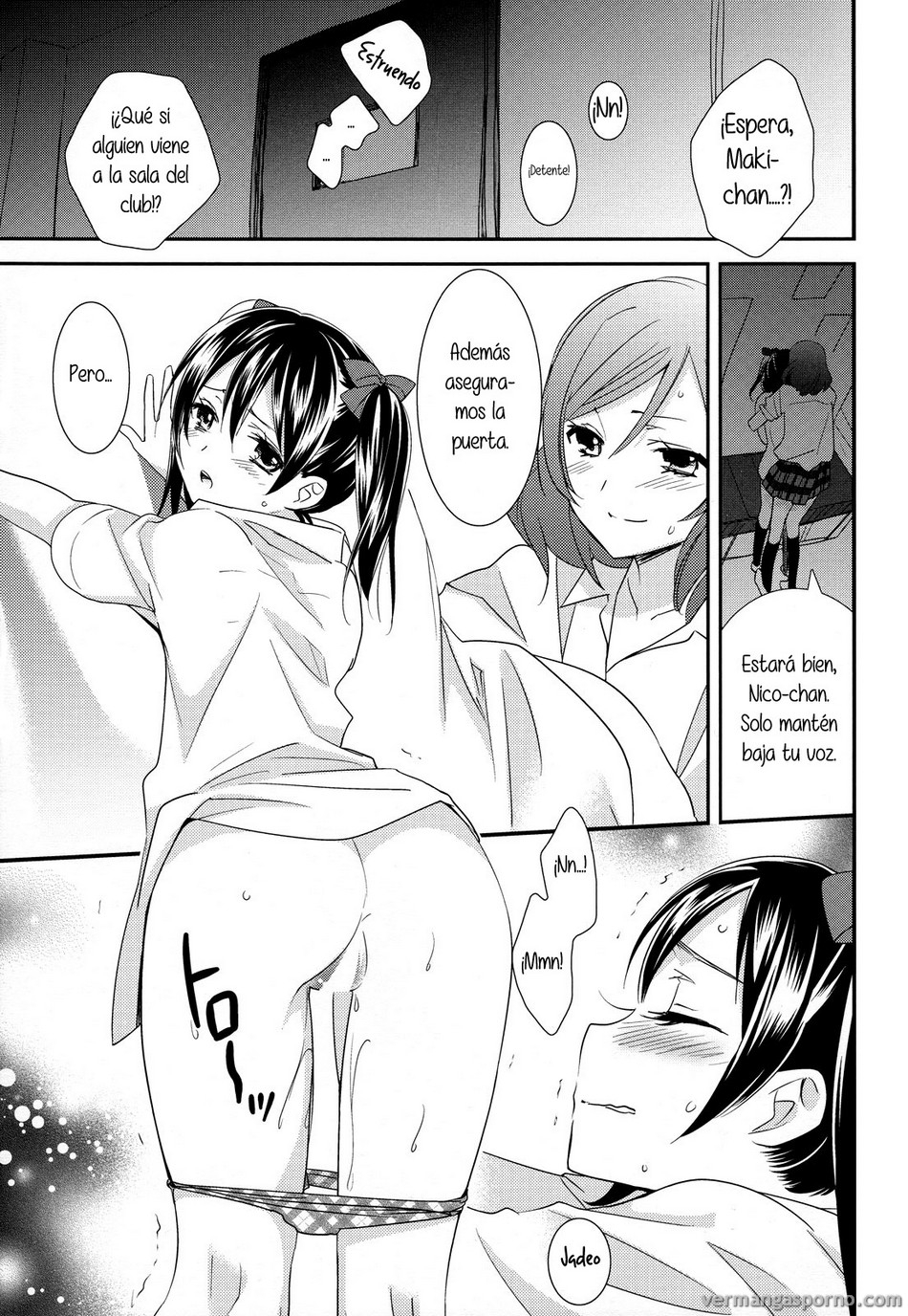 Comic Porno [Sweet Pea, COCOA BREAK (Ooshima Tomo, Ooshima Towa)] NicoMakiss! (Love Live) (#4)