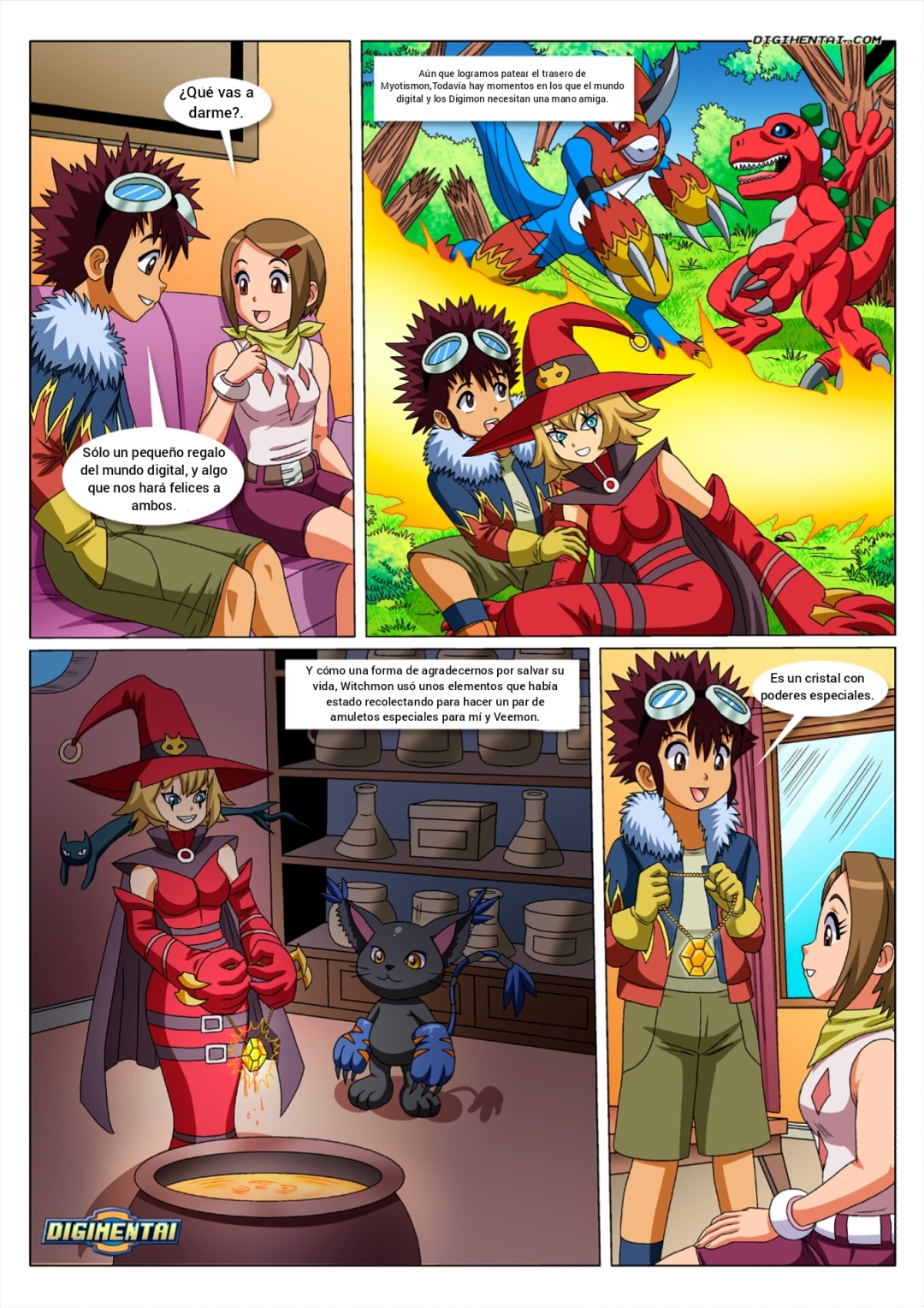 Comic Porno [Palcomix] Hypnofun (Digimon Adventure 02) (#4)