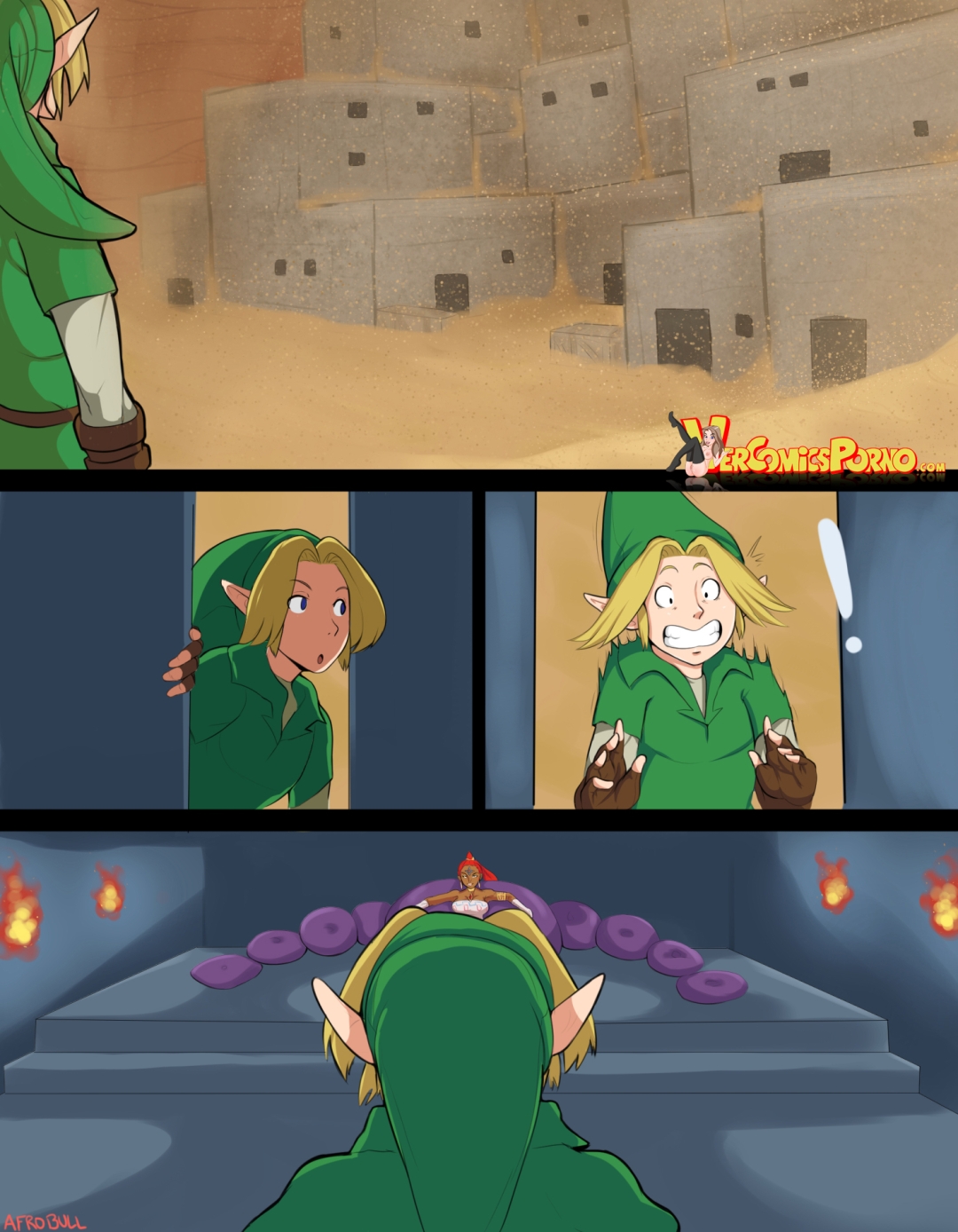 Comic Porno [Afrobull] Alternate Destinies 4 (The Legend Of Zelda) (#3)