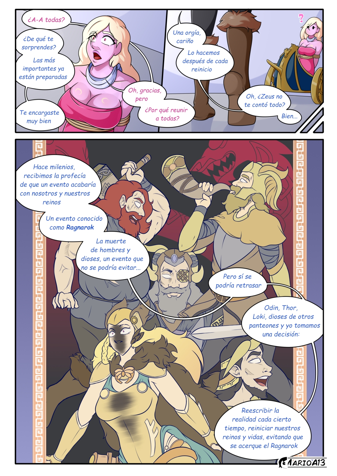 Comic Porno [MarioA13] Cronicas Griegas #4 - Destripando La Historia (#7)