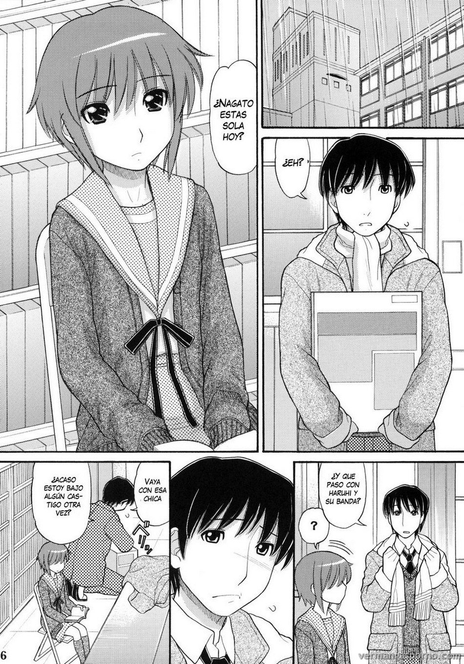 Comic Porno [Great Pimp Dou (Tanaka Ekisu)] Some Day In The YUKI.N (The Melancholy Of Suzumiya Haruhi) (#5)
