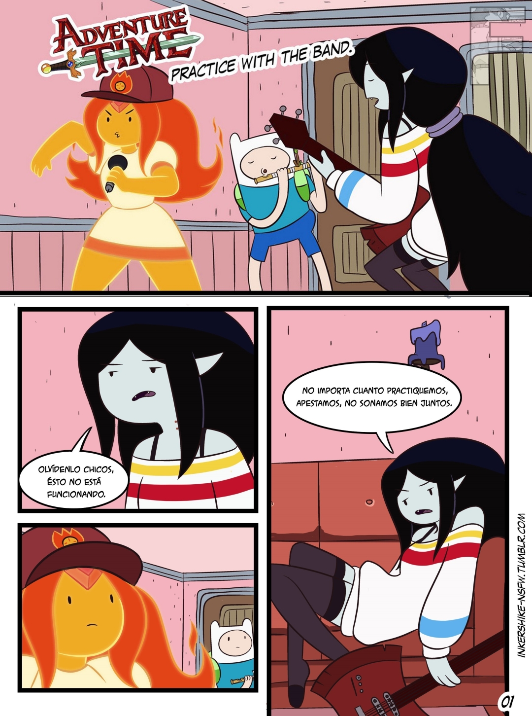 Comic Porno de [Inker Shike] Practice With The Band (Adventure Time) (#1)