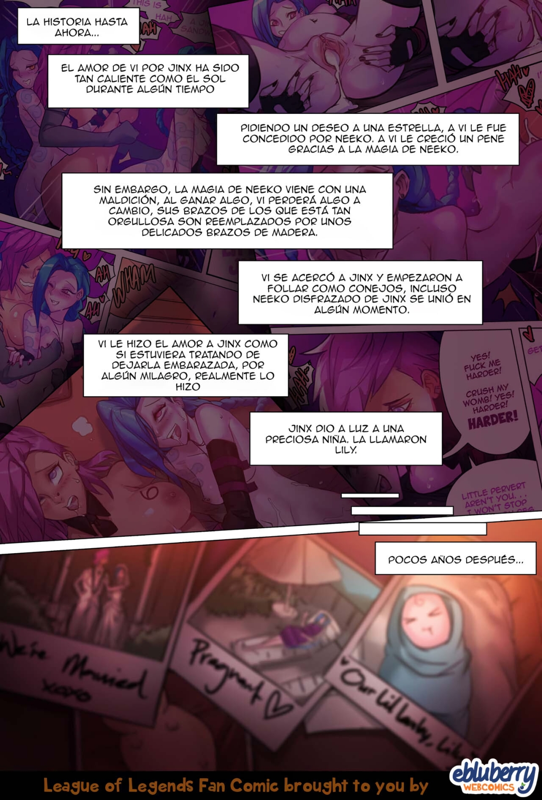 Comic Porno [Ebluberry] Jinx X Vi X Jinx 2 + Caitlyn (League Of Legends) (#2)