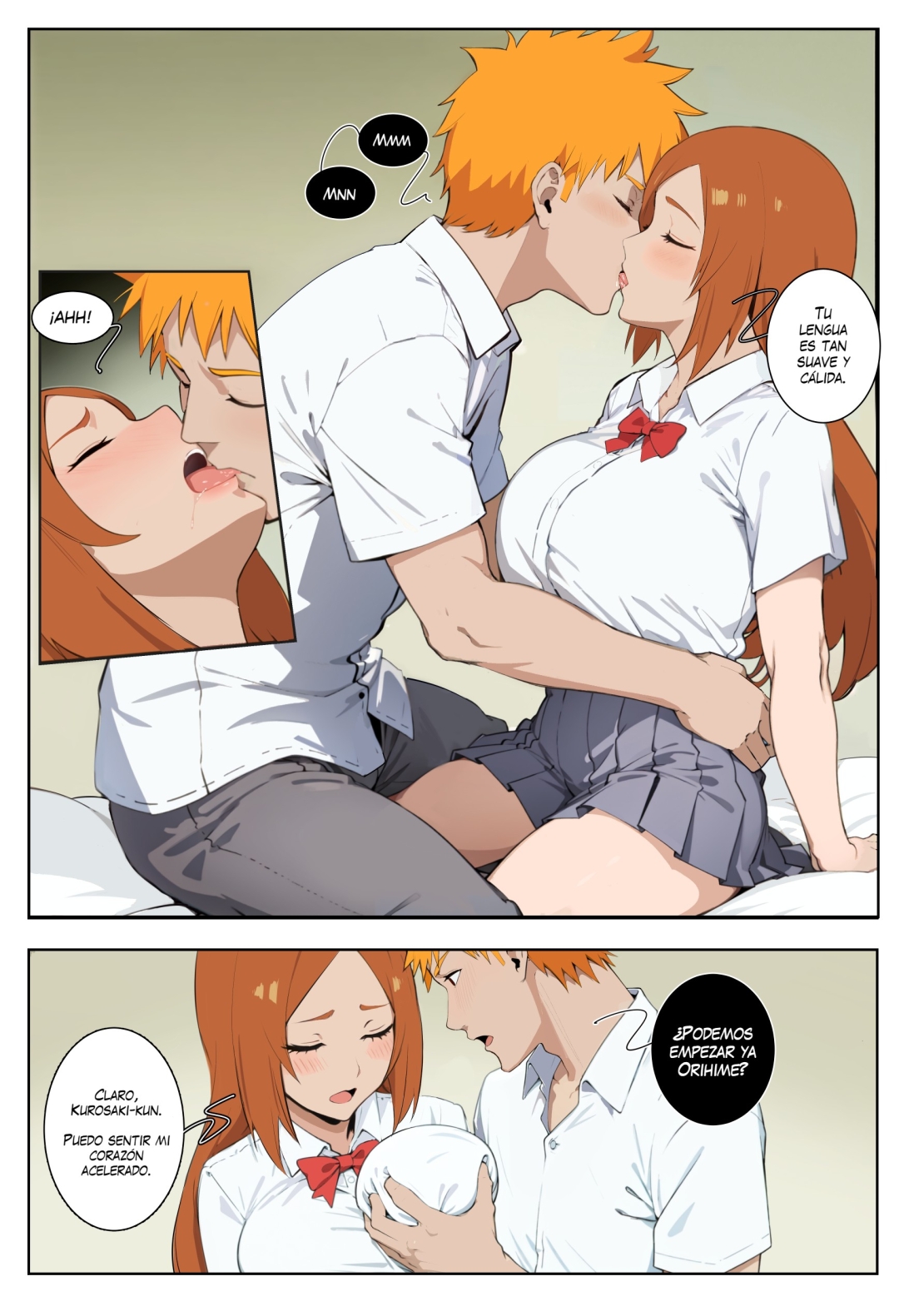Comic Porno [Kisou] Ichigo Y Orihime (Bleach) (#2)