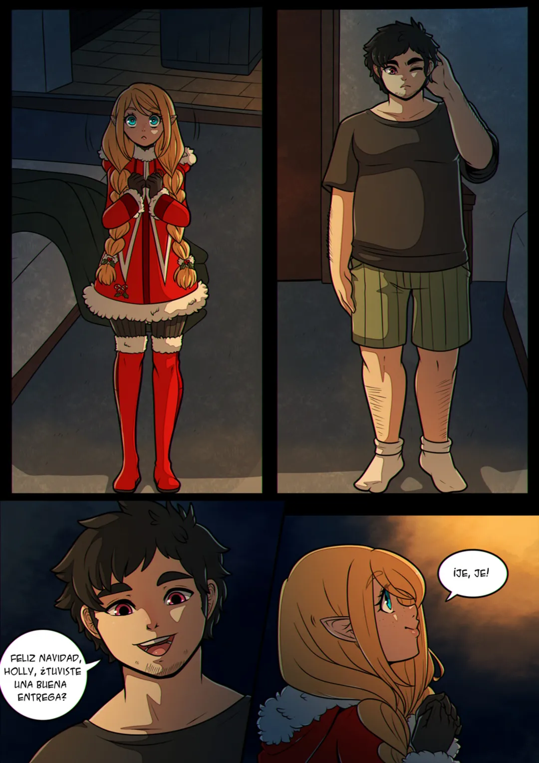 Comic Porno [Kinkymation] A Holly Holidays (#4)