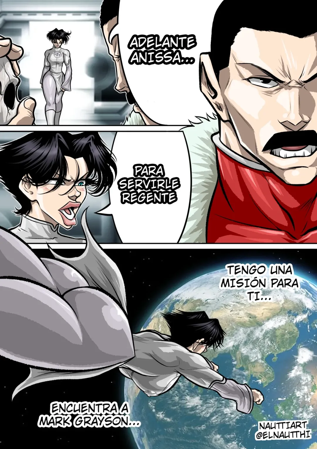 Comic Porno [NauttiArt] Fucking The Viltrumita (Invincible) Comics Porno en Español para Adultos (#1)