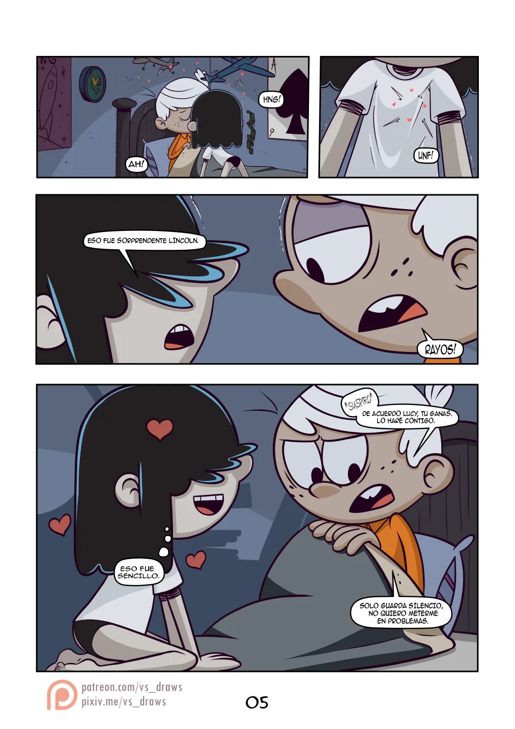 Comic Porno [VS] Pesadillas (The Loud House) (#5)