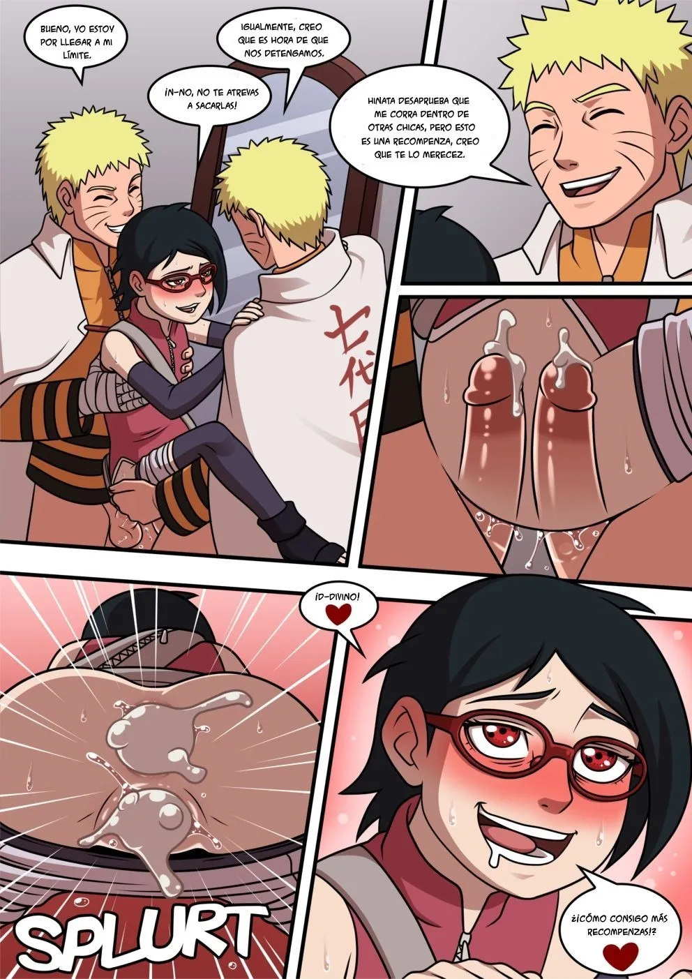 Comic Porno [Incognitymous] SARADA & NARUTO (Naruto Shippuden) (#4)