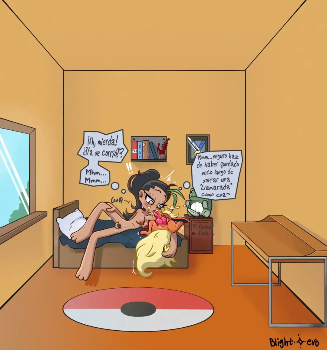 Comic Porno Nemona & Los Eevees (Pokemon) - BlightStarEro (#2)