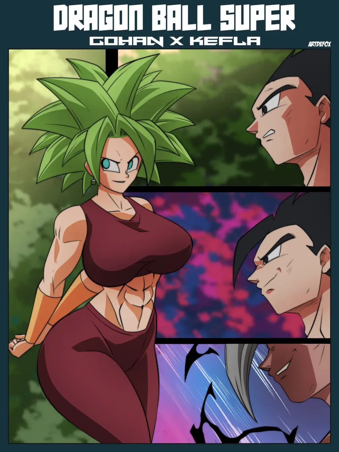 Comic Porno Gohan Tearing Kefla Up - Artdefox Comics Porno en Español para Adultos (#1)