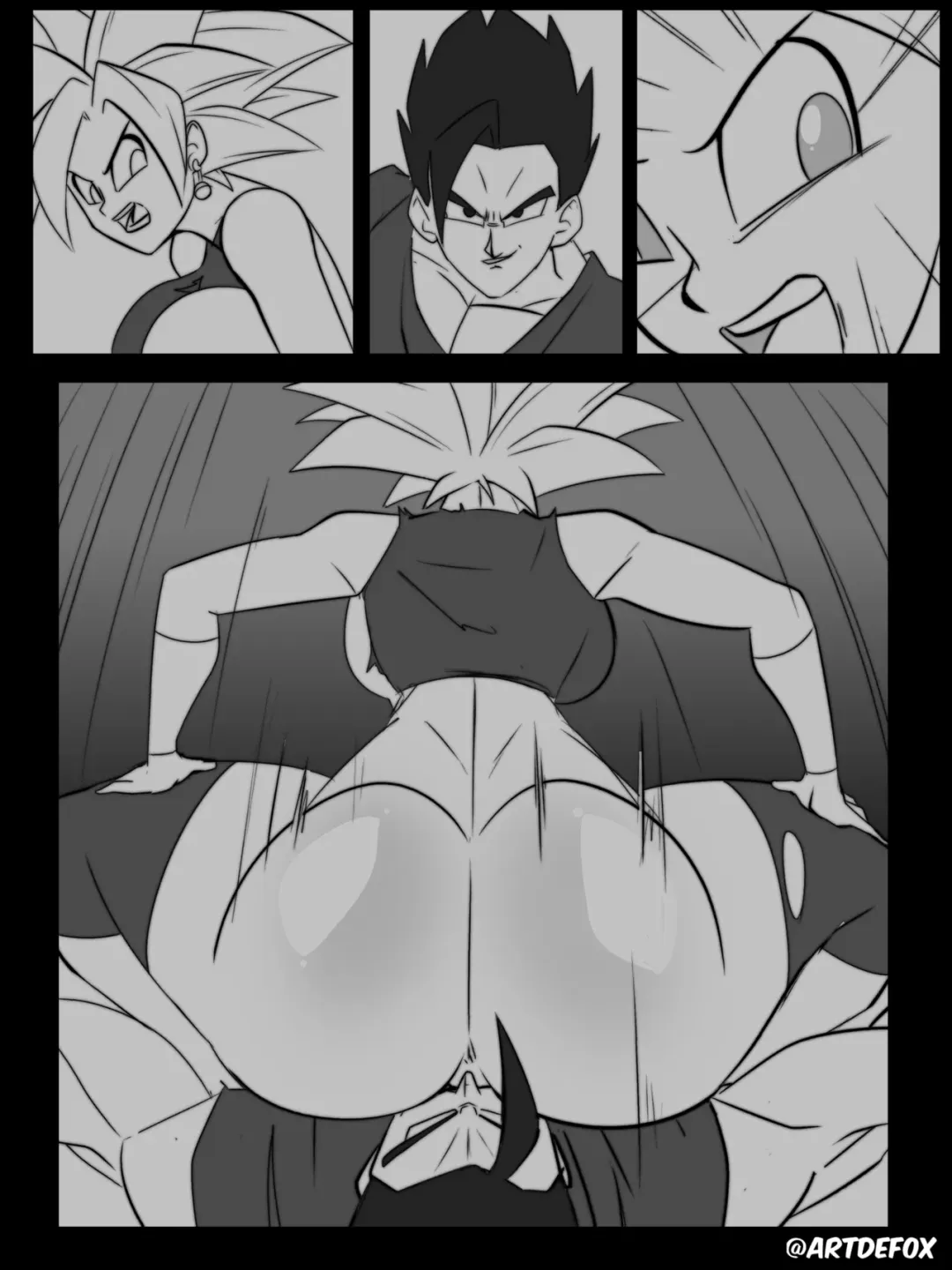 Comic Porno Gohan Tearing Kefla Up - Artdefox (#6)