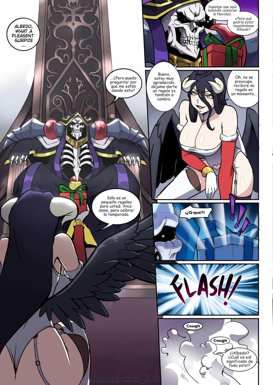 Comic Porno [TSFSingularity] Gift Exchange! (Overlord) (#2)