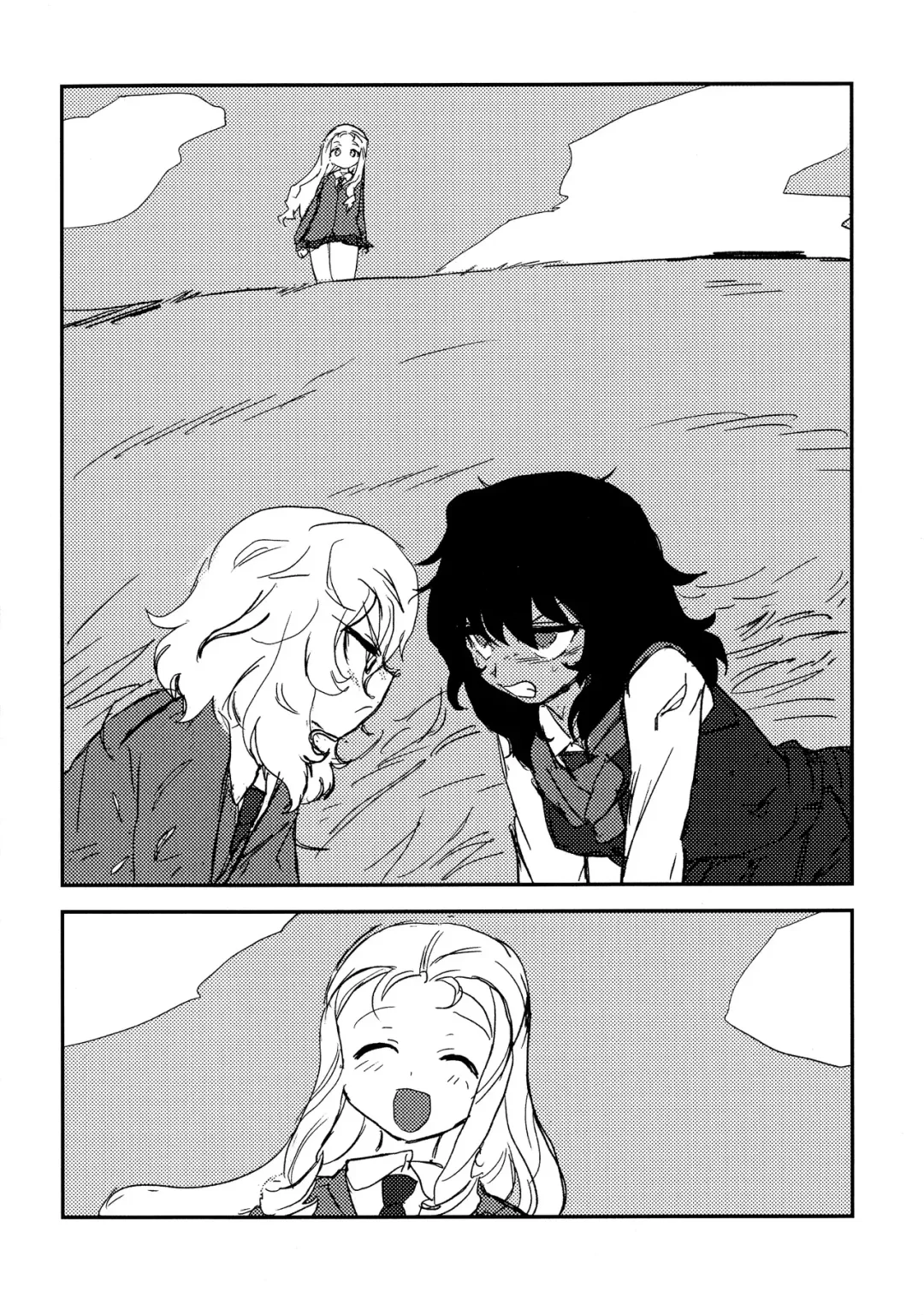 Comic Porno [2m (Nanasiro)] Howahowa No Neko | Un Gato Esponjoso (Girls Und Panzer) (#7)