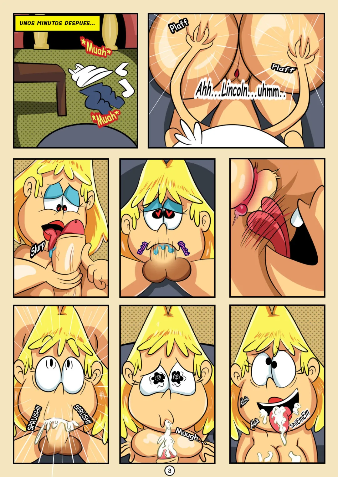 Comic Porno [Darklord (Mogiki Hayami)] El Ejercicio De Rita Y Lincoln (The Loud House) (#3)