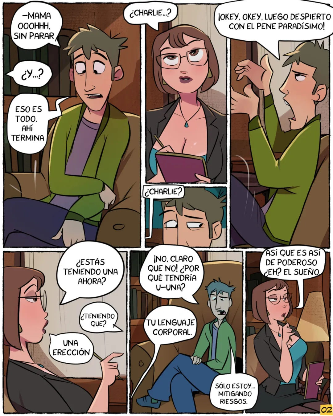Comic Porno NymphoSophia First Session - JMoz Comix (#4)