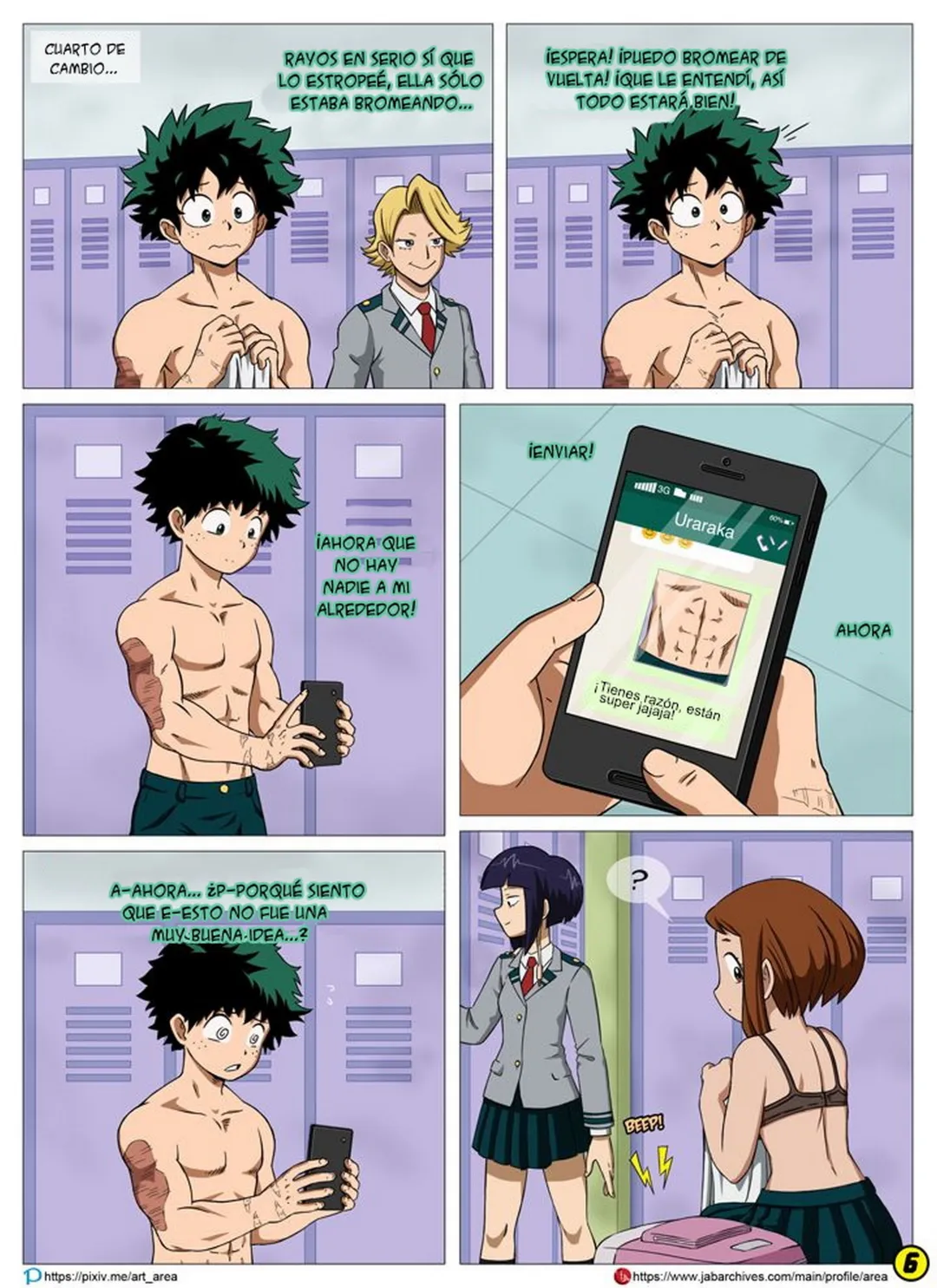 Comic Porno [Area] I See You (My Hero Academia) (#7)