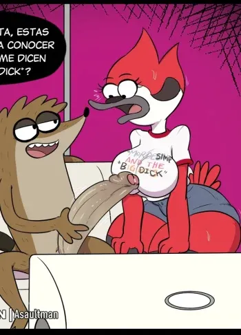 [JinAsault] Tipico De BigDick Y Mordesimp (Regular Show)
