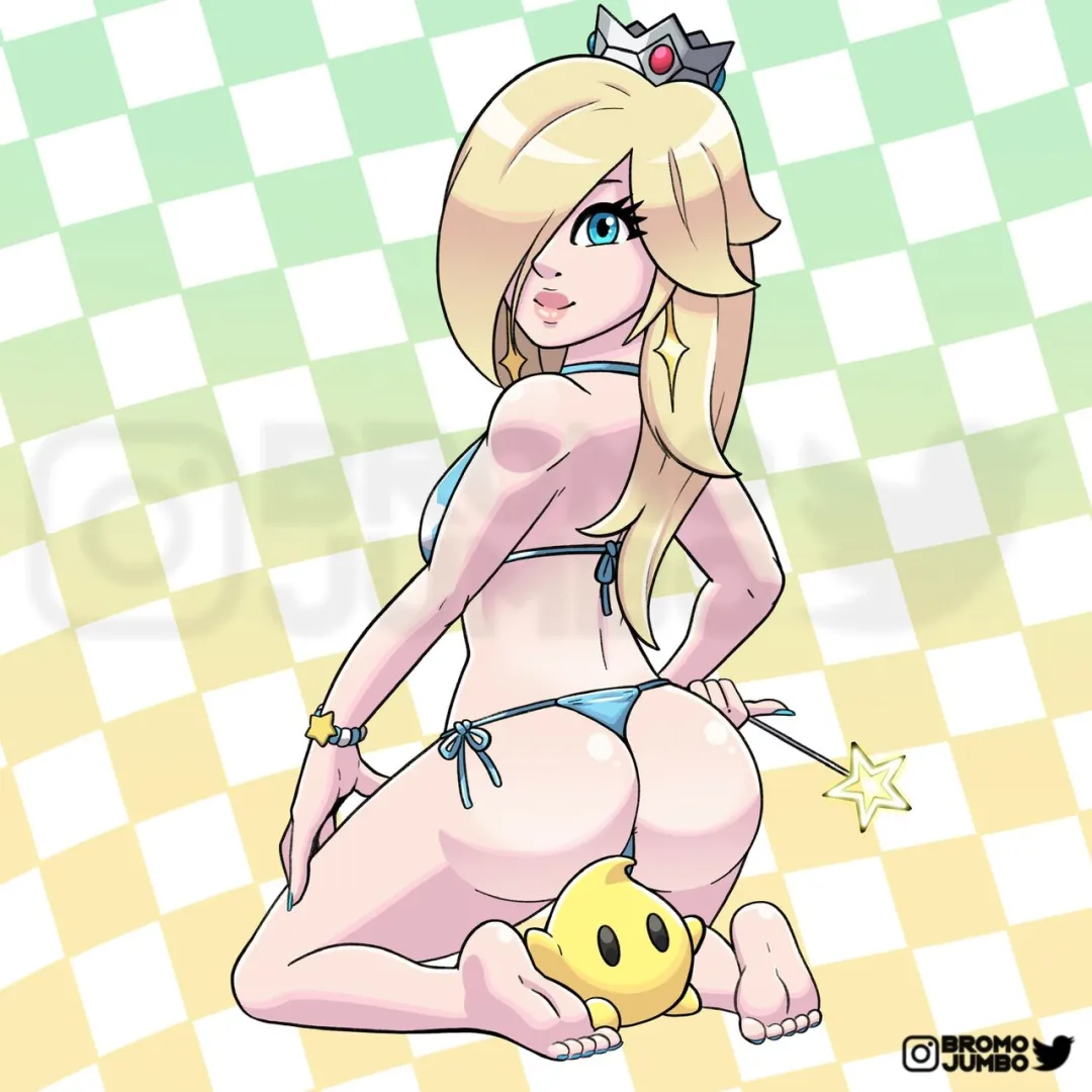 Comic Porno [BromoJumbo] Mario Gals Pinups (Super Mario Bros) (#7)