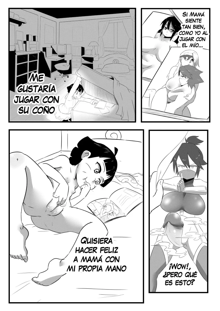 Comic Porno [Ukaya Masaru] Inmoral MOTHER Parte 2 (Boruto: Naruto Next Generations) (#4)