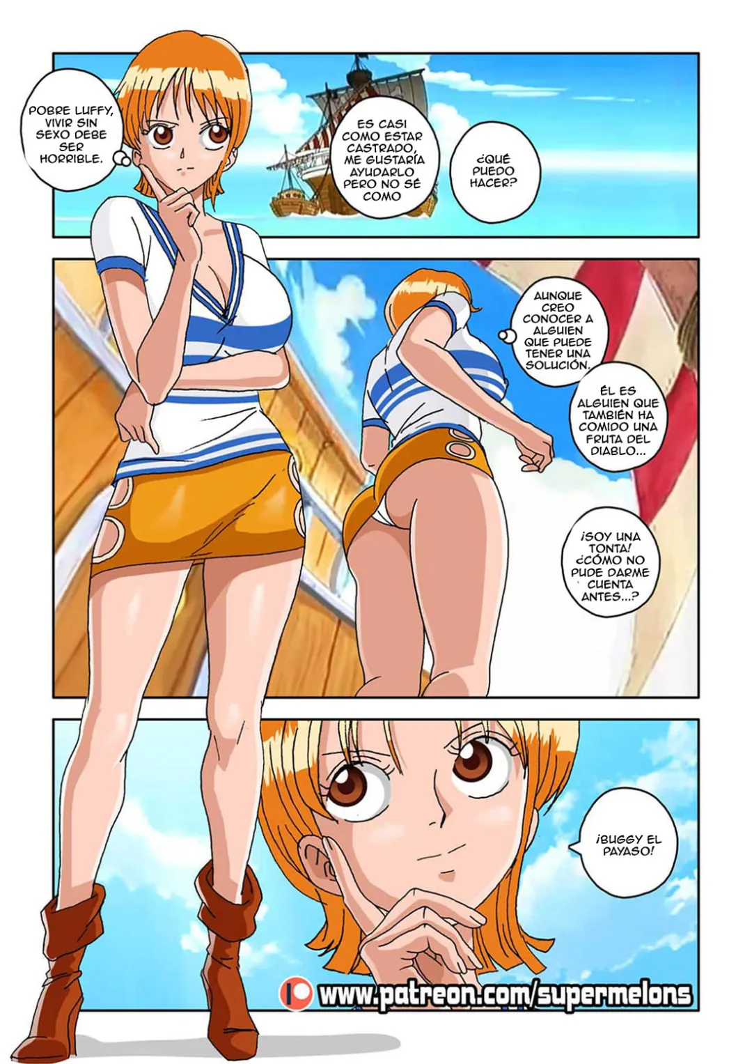 Comic Porno [Super Melons] The SEED Of The DEVIL (One Piece) (#6)