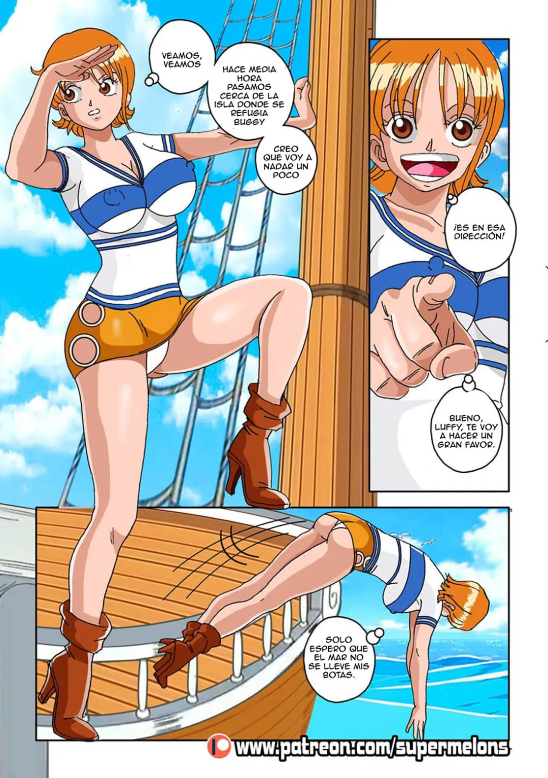 Comic Porno [Super Melons] The SEED Of The DEVIL (One Piece) (#7)