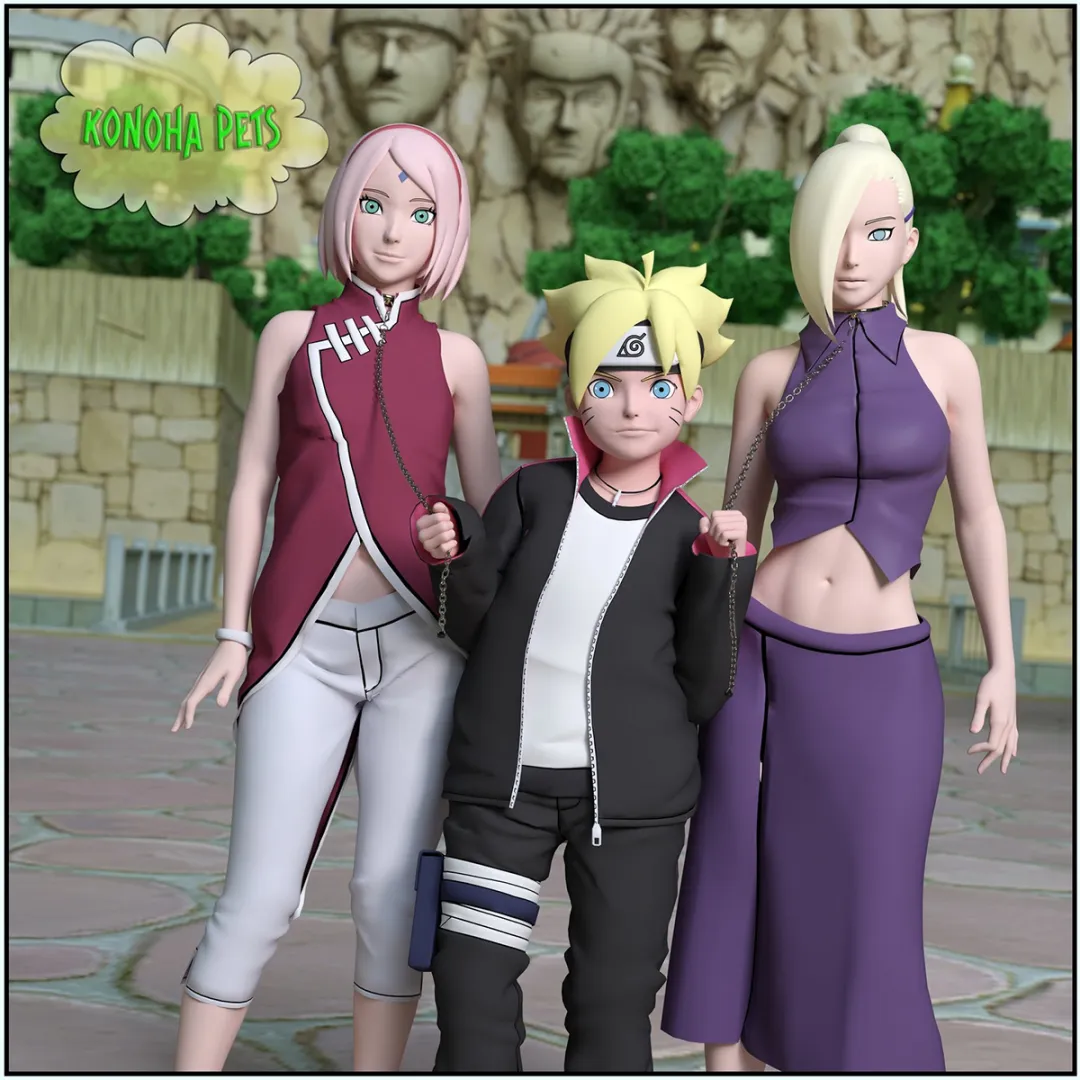Comic Porno de [Darkfaust] KONOHA PETS (Boruto: Naruto Next Generations) (#1)