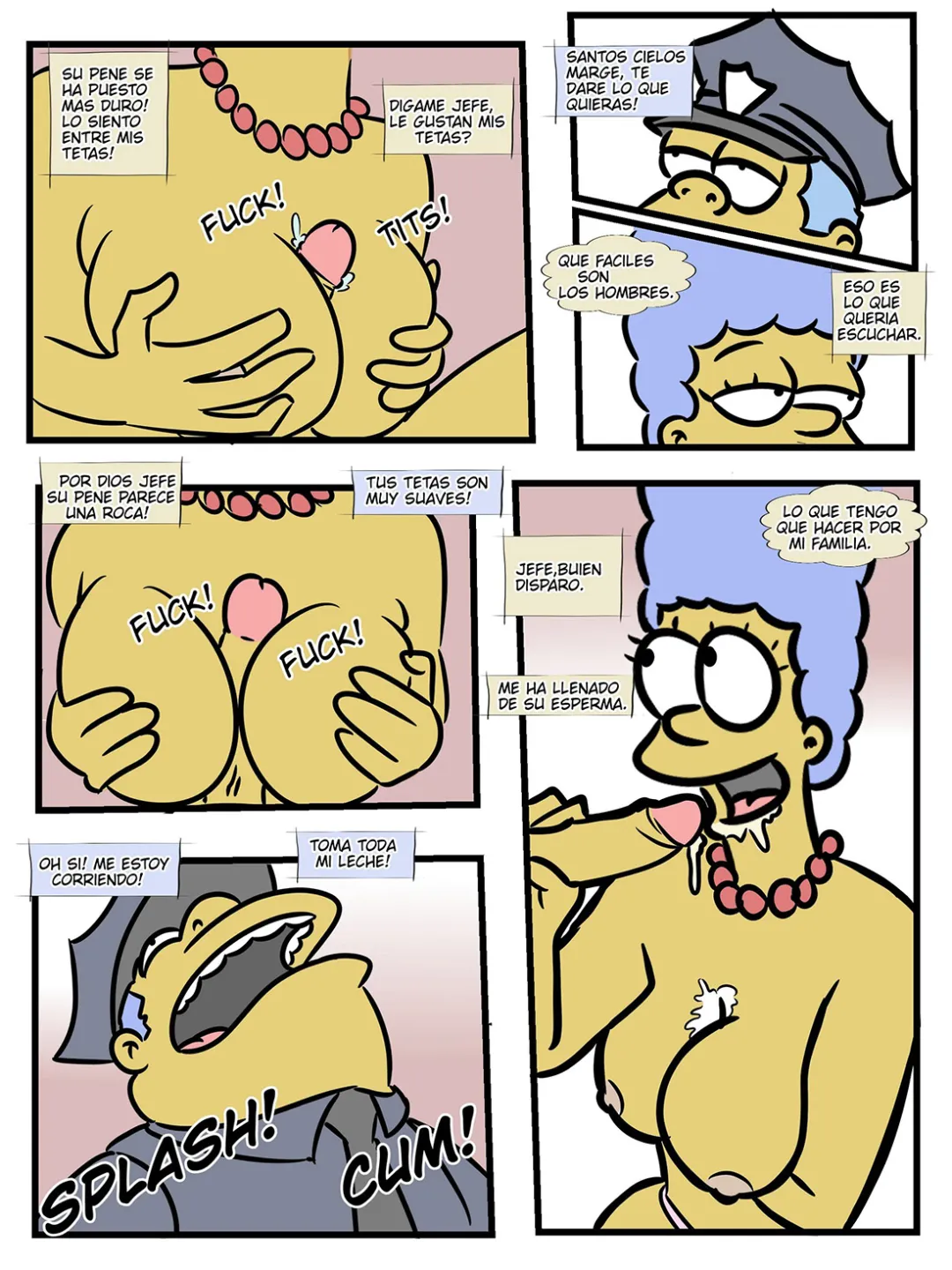 Comic Porno [Levfreakartist] CARNE De MARGE Parte 1 (Los Simpsons) (#7)