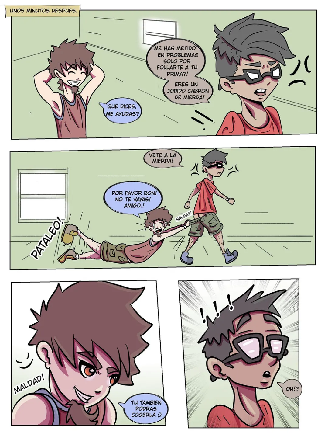 Comic Porno [Levfreakartist] MINDY 2 — Mi Nuevo Amigo Nerd (Comic Porn) (#6)