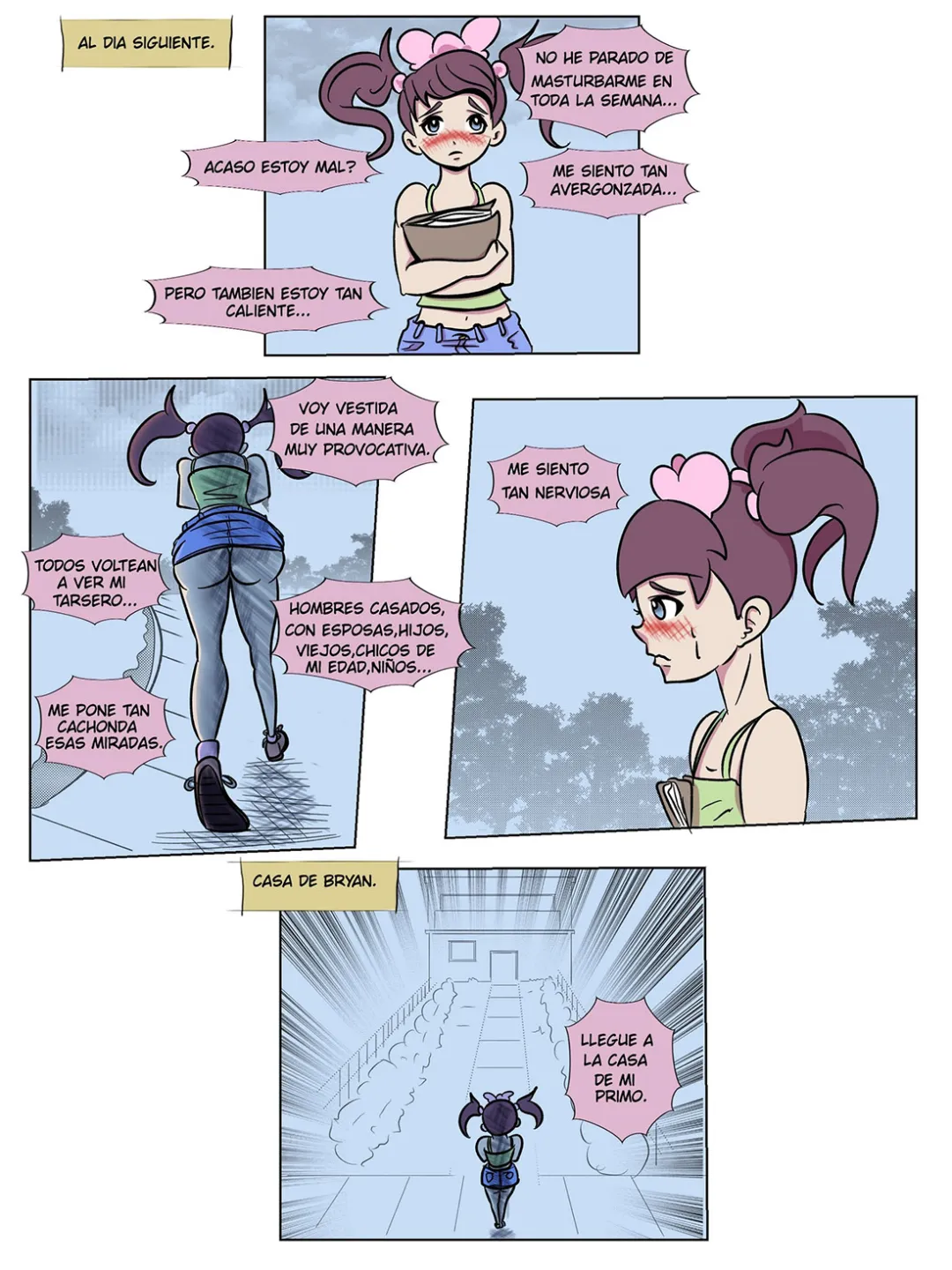 Comic Porno [Levfreakartist] MINDY 2 — Mi Nuevo Amigo Nerd (Comic Porn) (#7)