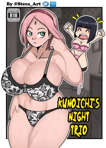 [StecaArt] KUNOICHIS Night Trio (Naruto Shuppuden)