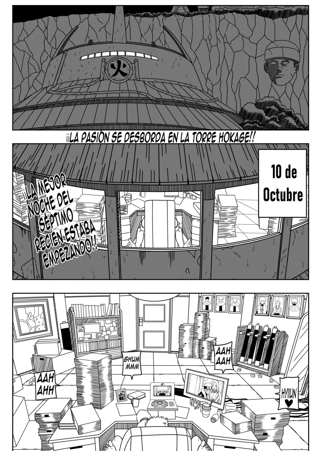 Comic Porno [NinRubio] Trabajo De Oficina (Naruto) (#2)