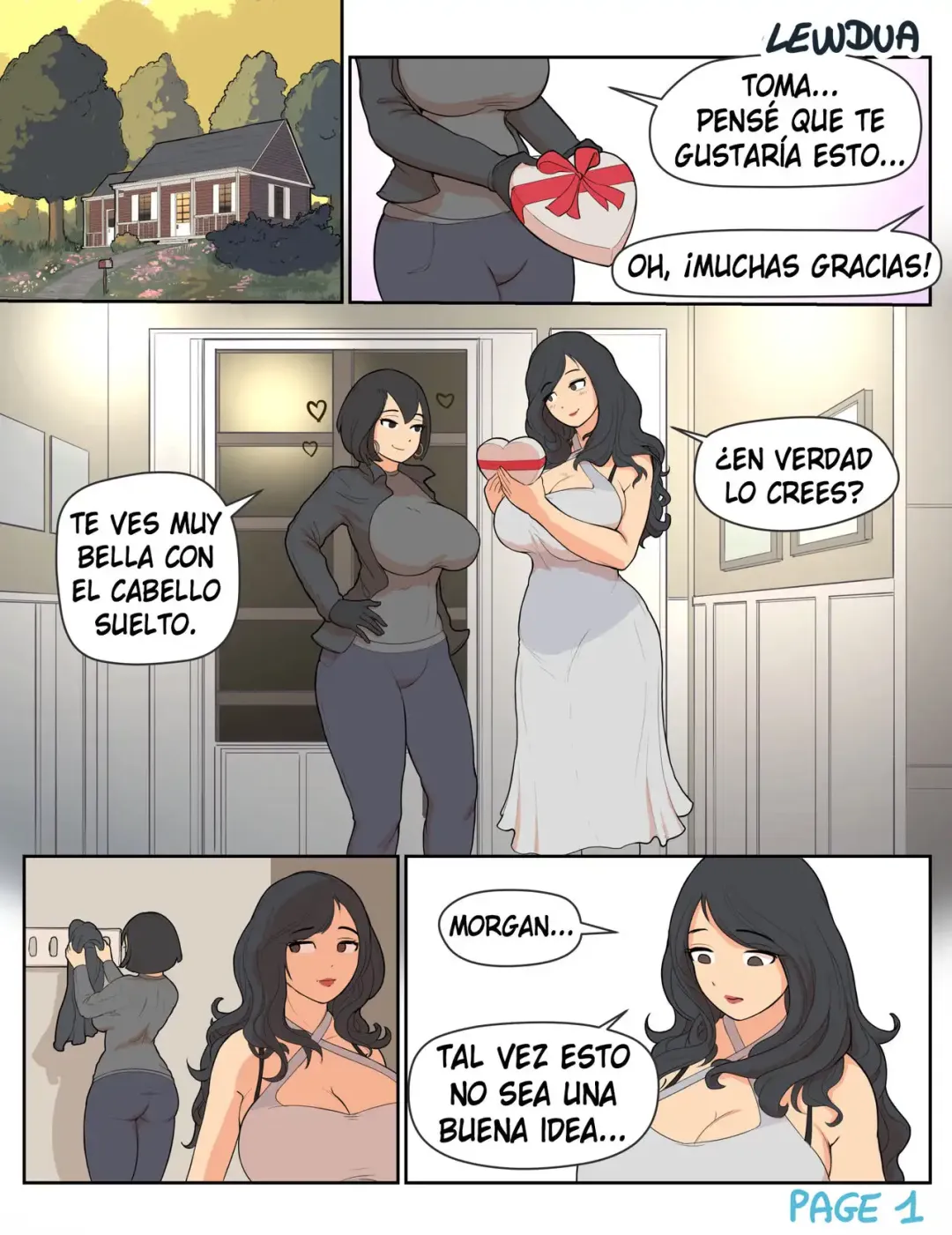Comic Porno de Morgan And Audrey - At Home [Yumrod] - Lewdua (#1)