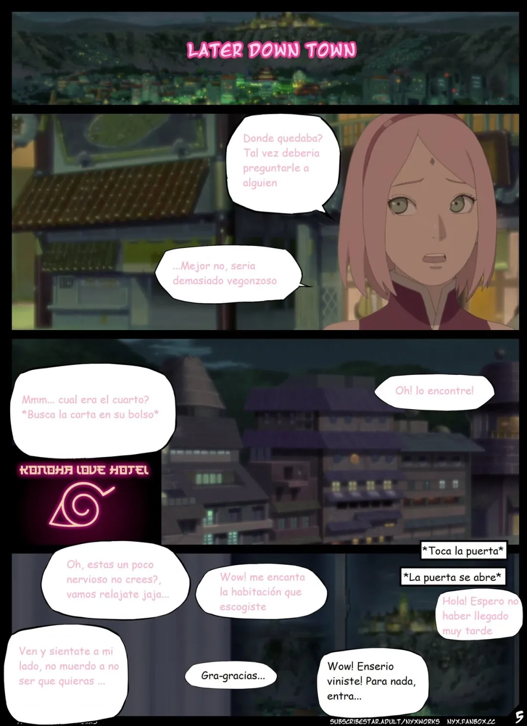 Comic Porno [Nyx] VALENTINES Day With SAKURA (Naruto Shippuden) (#6)