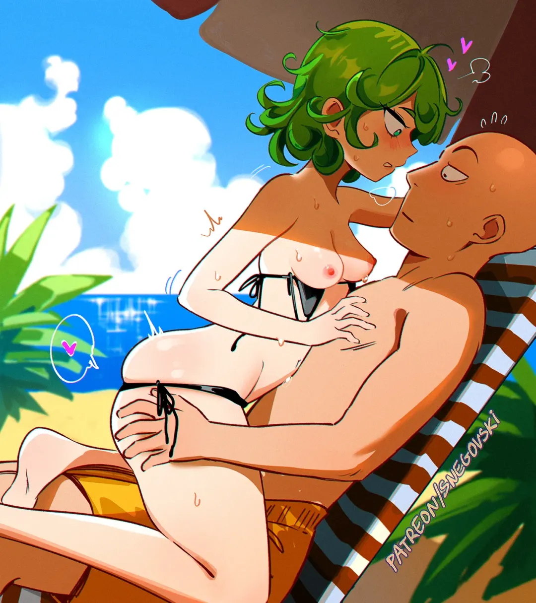 Comic Porno [Snegovski] Tatsu’s Beach (One-Punch Man) (#3)