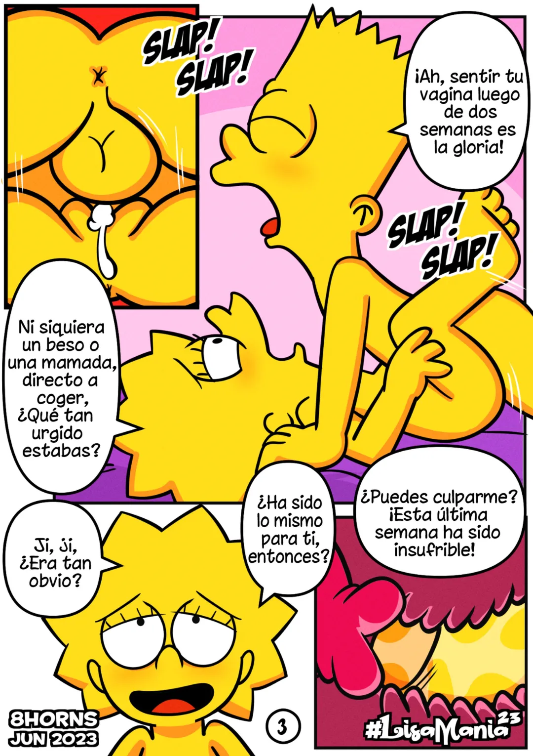 Comic Porno [8Horns] Having XXX With The One I Love. LisaMania 2023 (The Simpsons) (#7)