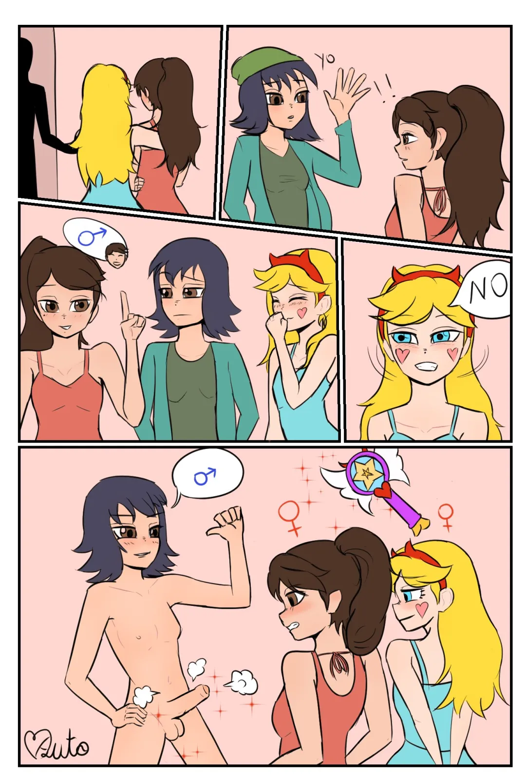Comic Porno [AutonomousGm] Un Trio Poco Convencional (Star Vs. The Forces Of Evil) (#3)