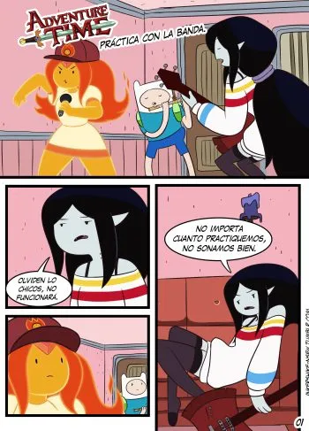 [Inkershike] Practica Con La Banda (Adventure Time)