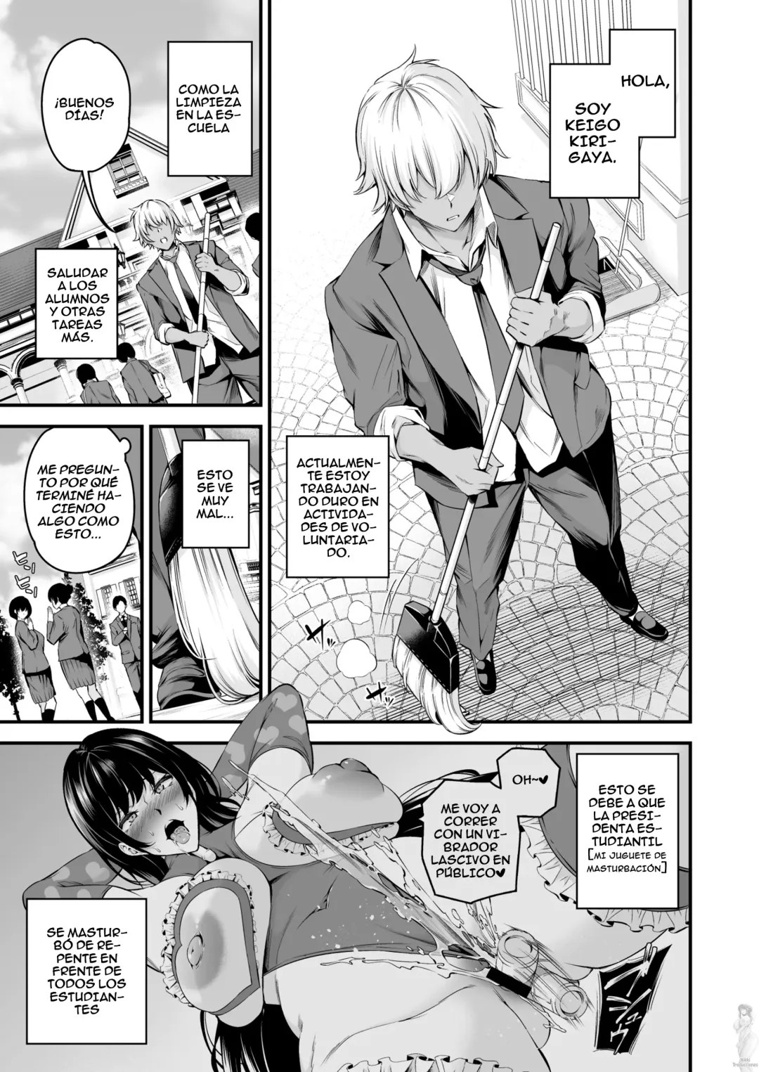 Comic Porno [Nasipasuta] Shiramine Gakuen No Mesubuta Rijichou Zenpen Chap.01 (Doujinshin) (#2)