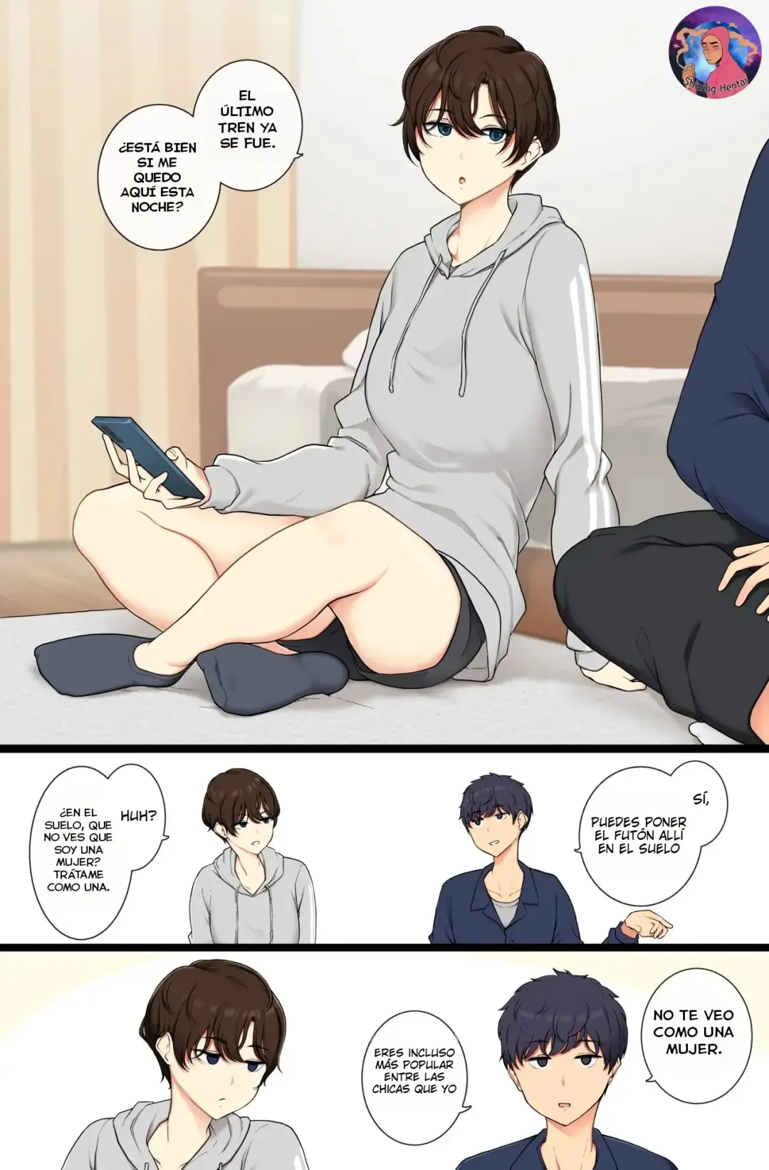 Comic Porno de [Wakamatsu] Onnanoko Atsukai Shinai To Mesu Dearu Koto O Wakarasetekuru Boyish Joshi (Doujinshin) (#1)