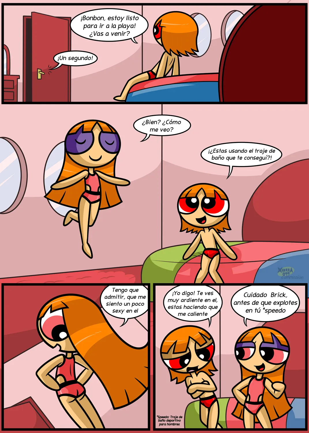 Comic Porno de [Xierra099] A Tight Spot (The PowerPuff Girls) (#1)