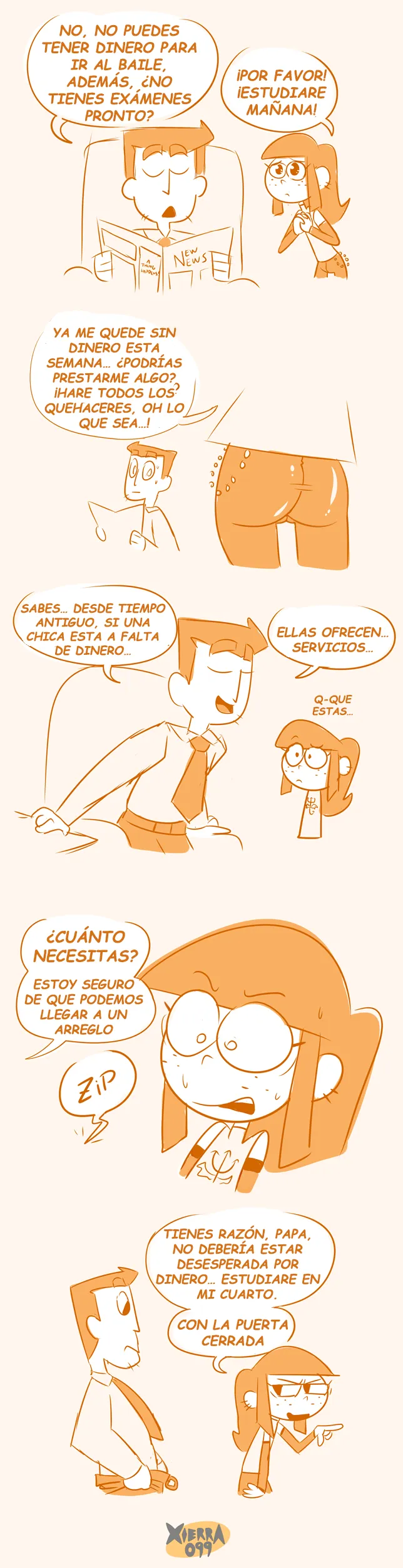 Comic Porno [Xierra099] Amor Por La Familia (#3)