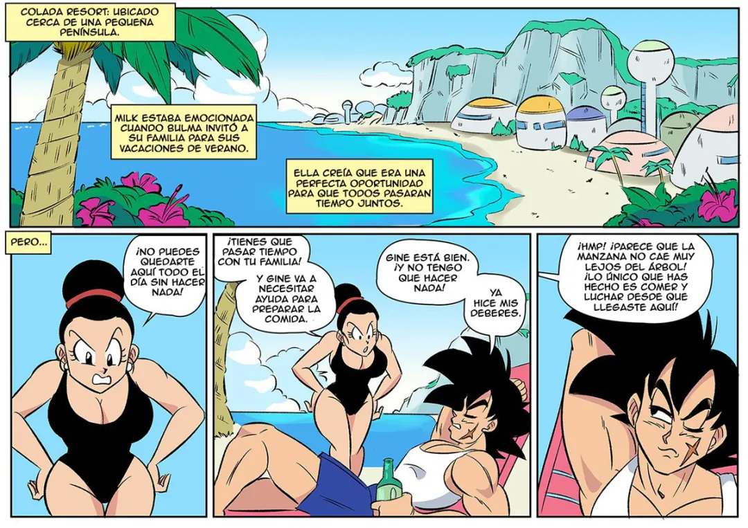 Comic Porno [FunsexyDB] SUMMER Paradise Parte 2 (Dragon Ball Z) (#2)